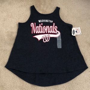 Girls Washington Nationals Tank Top NWT